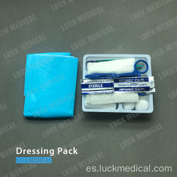 Paquete de aderezo básico desechable estéril